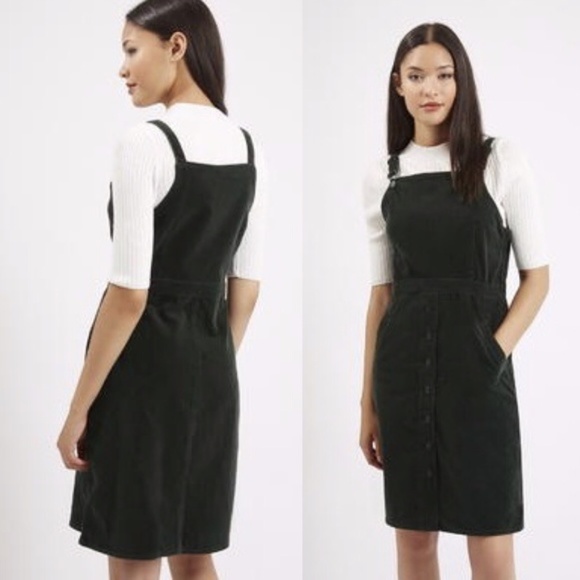 thin strap pinafore dress